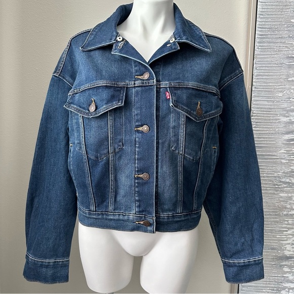 Levi’s Women’s Baby Bubble Trucker Jacket Size S - Picture 1 of 16